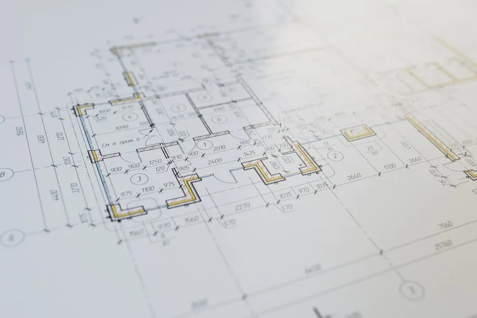 Plan architectural et règlement de construction